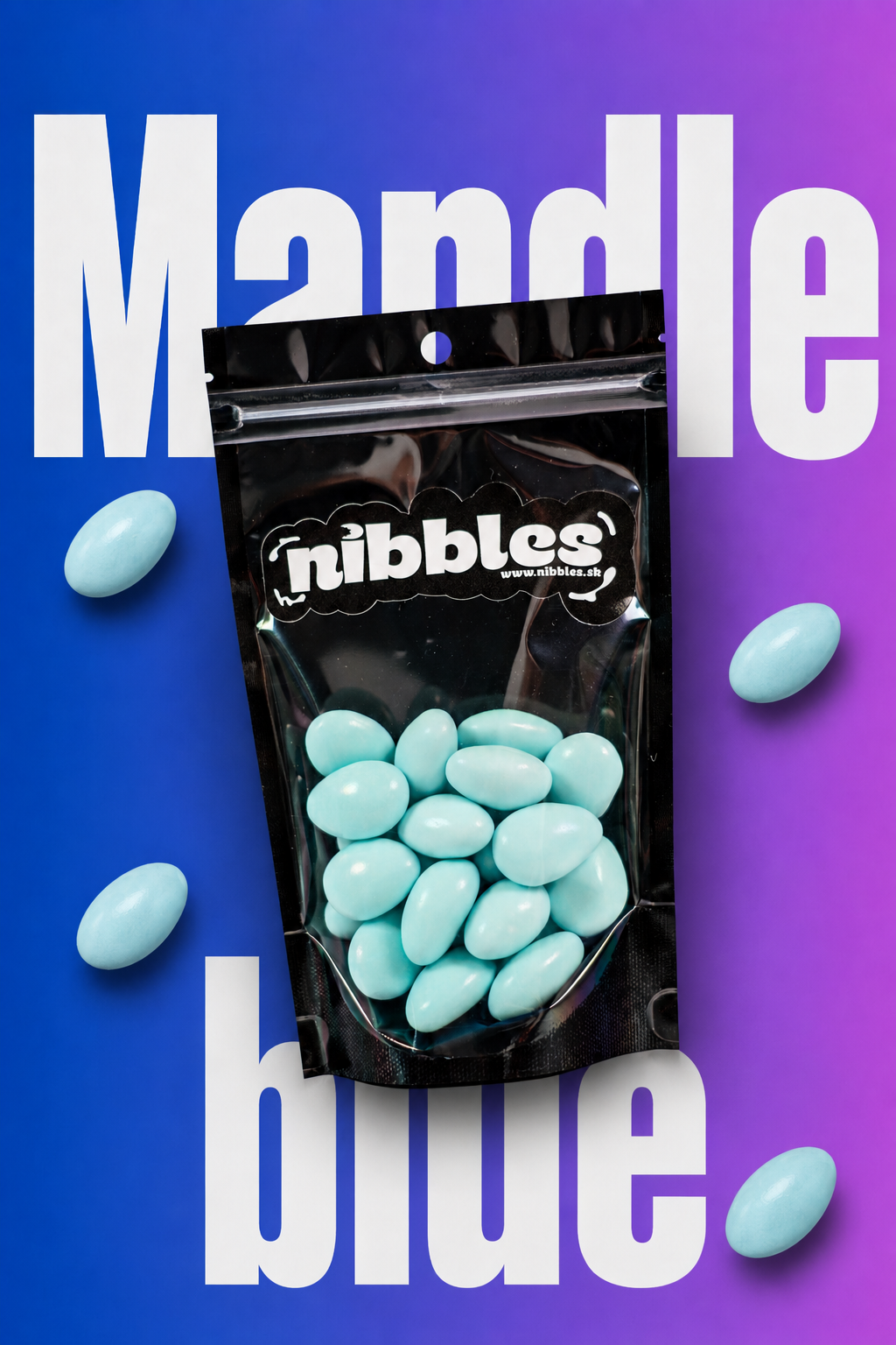 Mandle v baby blue kruste-1