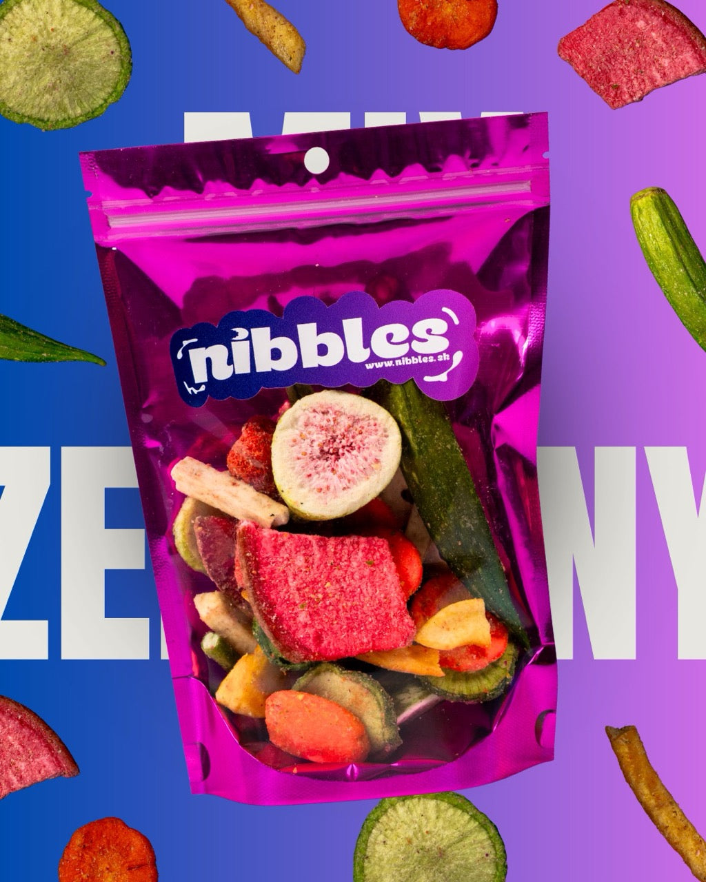 VegBites Chips – zeleninovo-ovocné chipsy